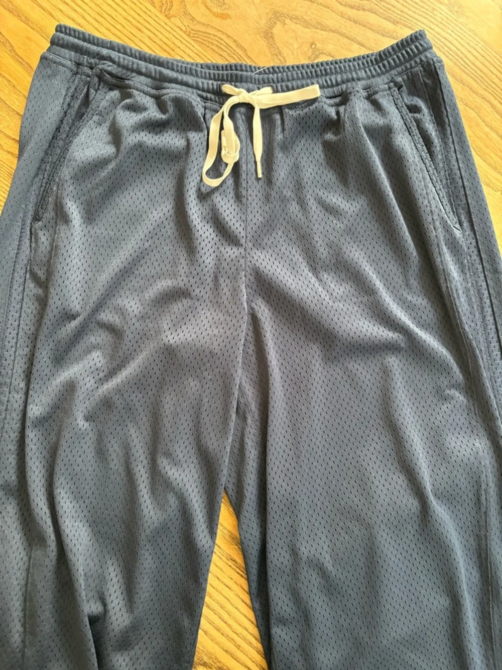 NWOT FP Movement by Free People Overtime Wide Leg Mesh Pants - Navy Sz M - Picture 5 of 9